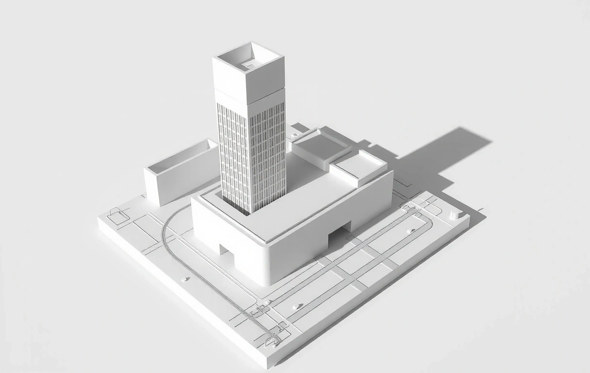 Architectural representation of economic structure